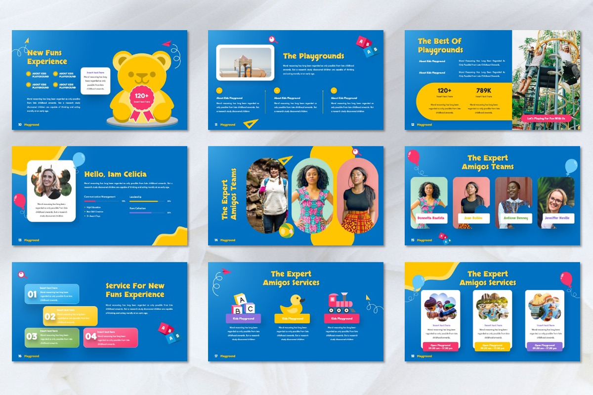 Amigos - Kids Play Powerpoint, a Presentation Template by Dhabee (Photo 3 of 8)