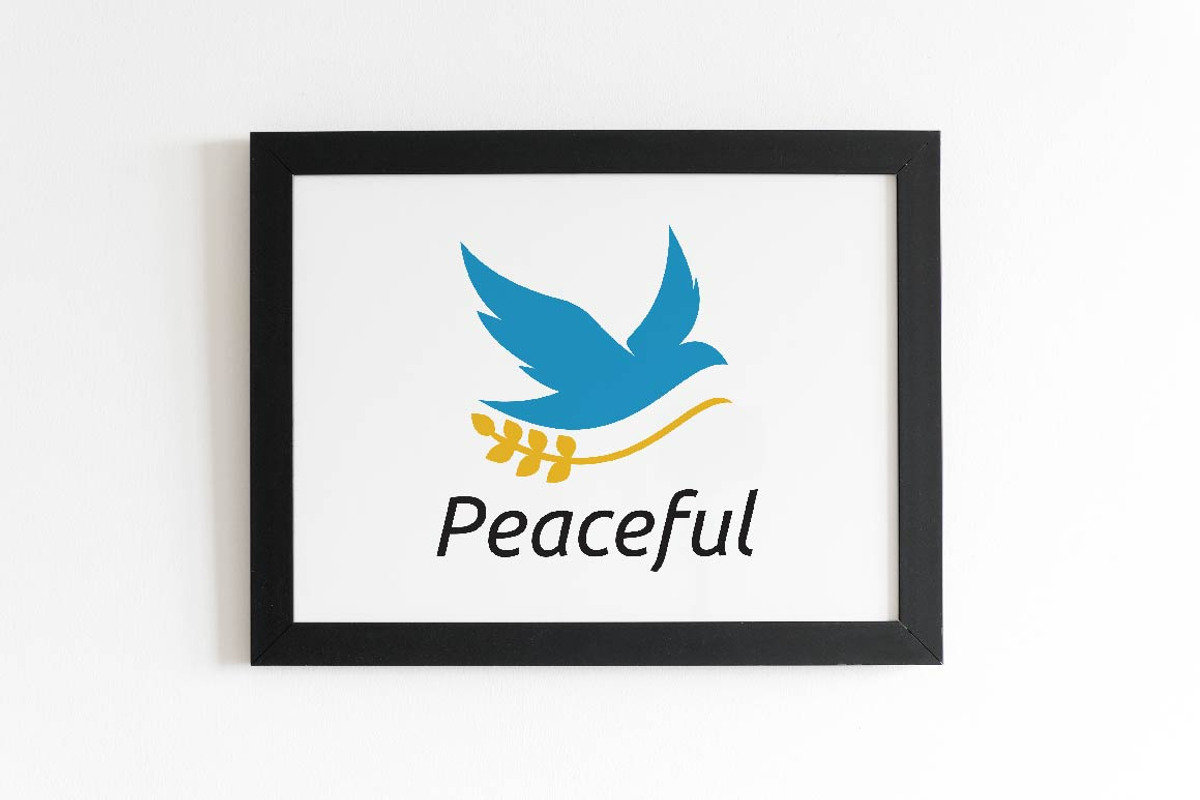 Peaceful Dove Pigeon Bird Fly Logo, a Branding & Logo Template by jongcreative (Photo 1 of 4)