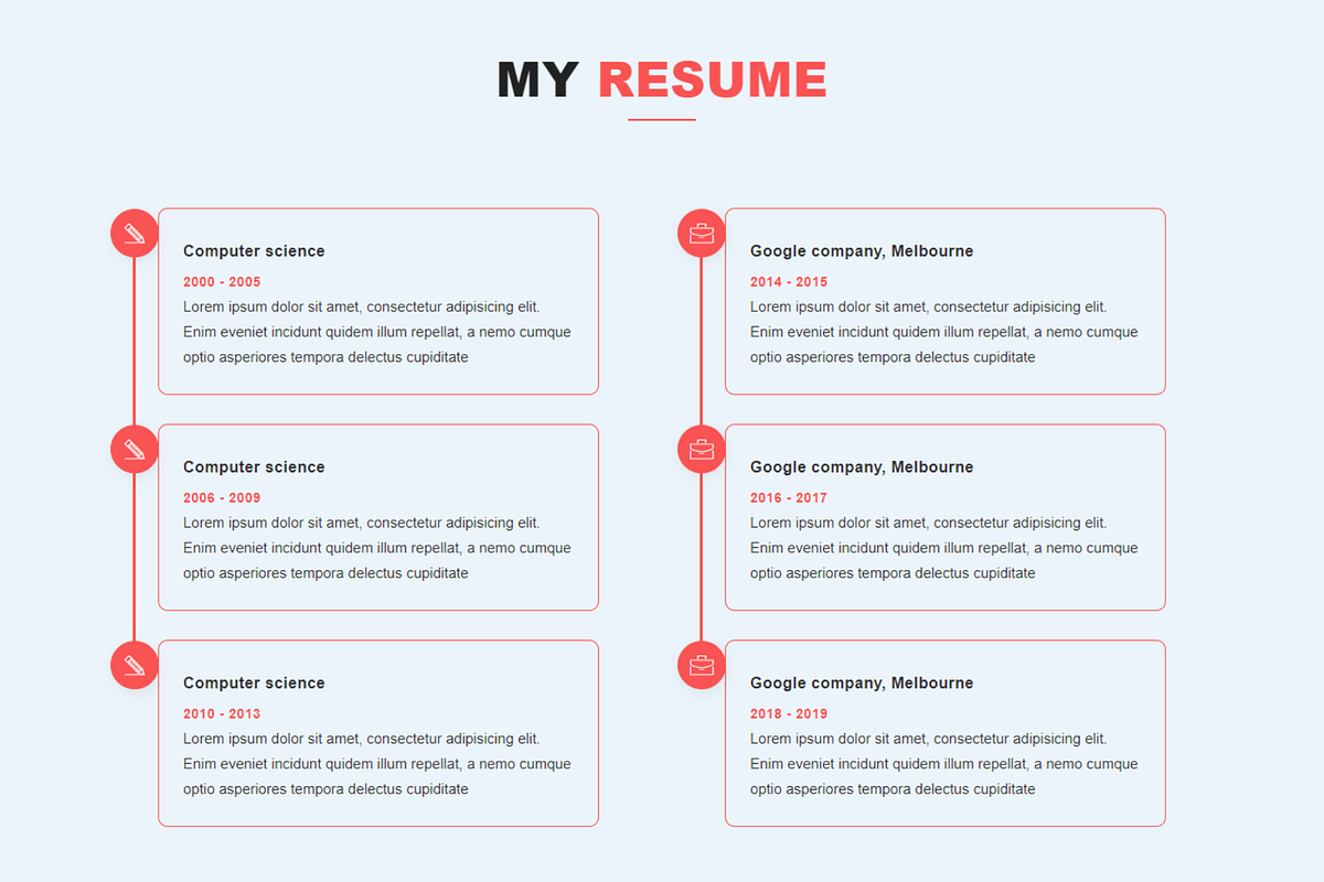 Freelancer Portfolio Website Theme, a Bootstrap Template by Themeplaza (Photo 5 of 6)
