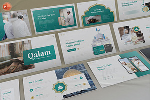 Islamic Centre & Mosque PowerPoint, a Presentation Template by Pixslides