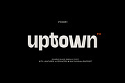 Uptown - Modern Sans Display Font, a Sans Serif Font by Imoodev (Thumbnail 1 of 5)