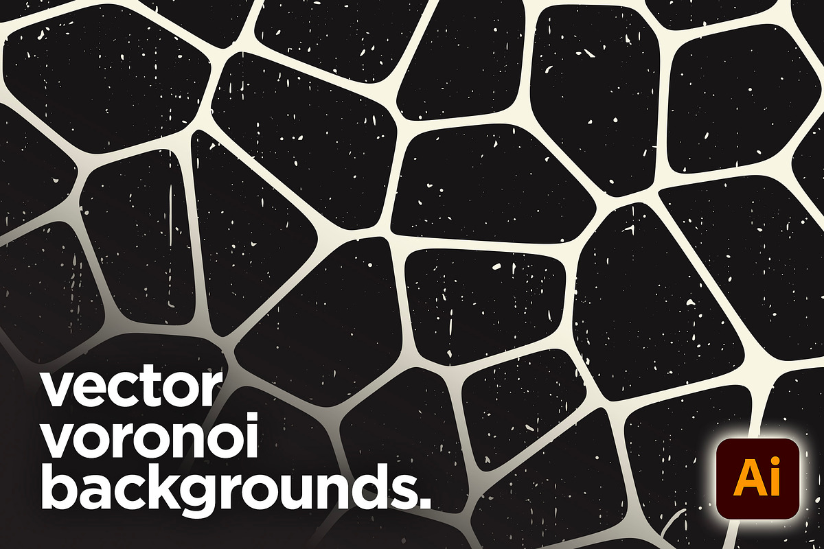 Vector Voronoi Pattern Backgrounds