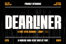 DEARLINER - Modern Font