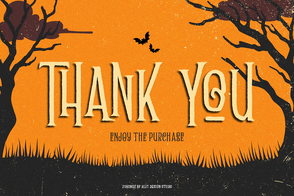 The Zukones Halloween Font, a Serif Font by alit design (Photo 16 of 16)