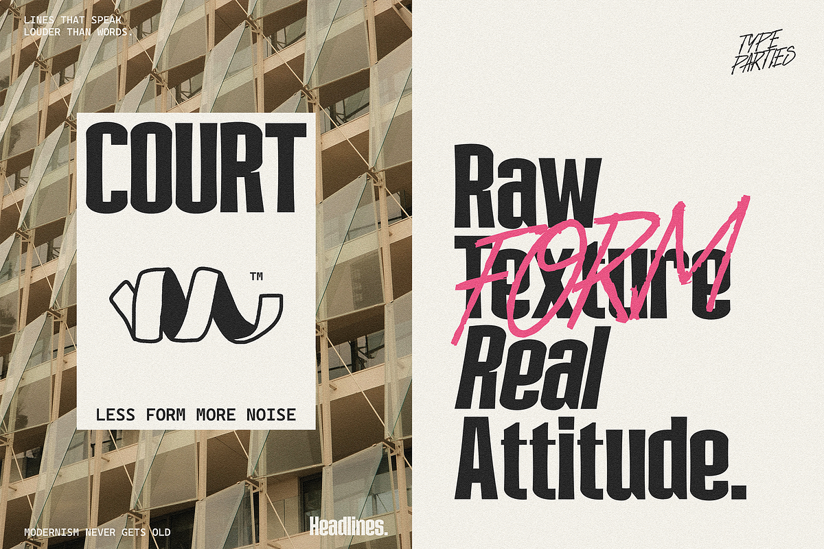 Palacer - Modern Display Font, a Sans Serif Font by Typeparties (Photo 7 of 10)
