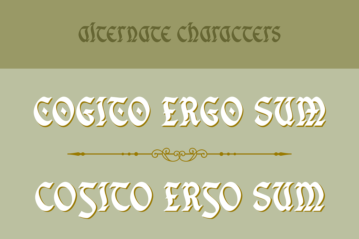 Eachtra | Modern Blackletter Font, a Blackletter Font by Twicolabs Fontdation (Photo 6 of 8)