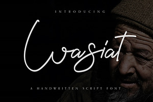WASIAT Handwritten Script Font