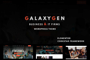 Galaxygen WordPress Elementor Theme