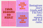 Retro Poster - Folded Paper Template, a Layer Style Add-On by Dear Darling Design (Thumbnail 6 of 8)