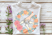Boho Floral Mom Mother's Day Gift PN, an Illustration by CraftArtStudio (Thumbnail 2 of 4)