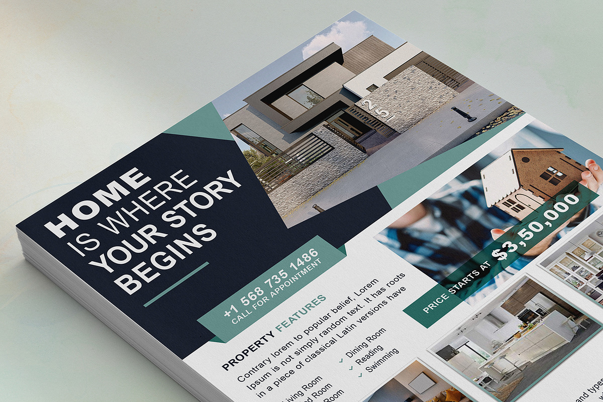 Real Estate Flyer, a Flyer Template by DesignDevisers (Photo 6 of 10)