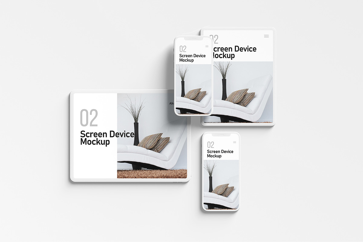 Screen Device Mockup, an iPhone Mockup by AlkStudio (Photo 6 of 12)