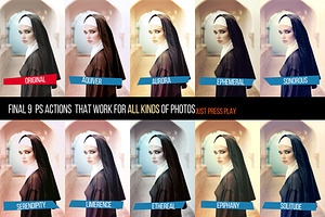 Final 9 Photoshop Actions Set