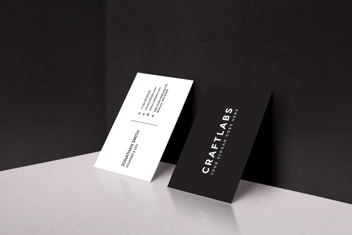 Simple Minimal Business Card 6, a Business Card Template by ND Design (Photo 2 of 8)
