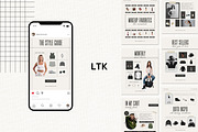 Fashion Blogger LTK Template, a Social Media Template by Deb Creative Studio (Thumbnail 3 of 10)