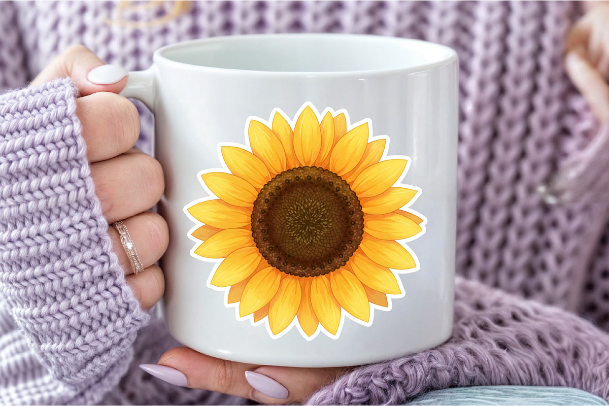 Vintage Sunflowers Autumn Clipart, an Illustration by Libby Wishes (Photo 7 of 11)