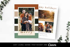 Christmas Card Template CC094, a Card Template by Always Templates