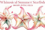Whimsical Summer starfish clipart, an Illustration by Designworld (Thumbnail 1 of 8)