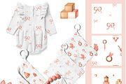 NEWBORN baby illustration & patterns, an Animal Illustration by Linerisyart (Thumbnail 8 of 16)