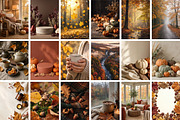 Cozy Fall / Autumn Background Bundle, a Background Photo by Selenique Studio (Thumbnail 8 of 11)