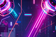 Futuristic Techno Backgrounds Pack, a Background Graphic by pictures for you (Thumbnail 9 of 12)