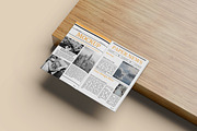 Newspaper Mockup, an Advertising Mockup by Pikachudesign (Thumbnail 4 of 5)