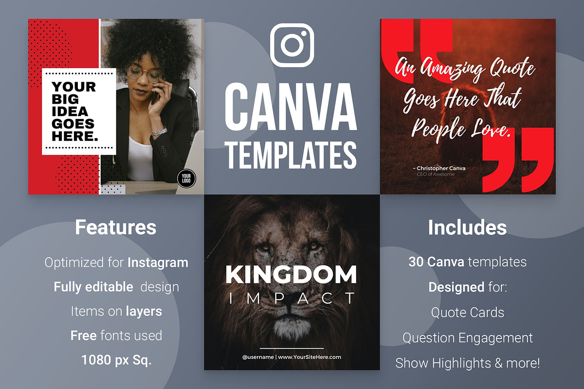 Faith Canva Social Media Templates, a Social Media Template by Mike Brennan Art & Design (Photo 3 of 3)