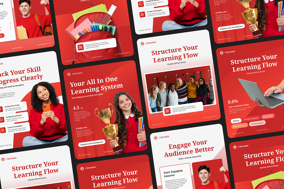 Education and Course Social Media, a Social Media Template by SLAB! Design (Photo 7 of 8)