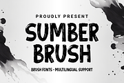 Sumber Brush, a Handwritten Font by Dumadistyle (Thumbnail 1 of 9)
