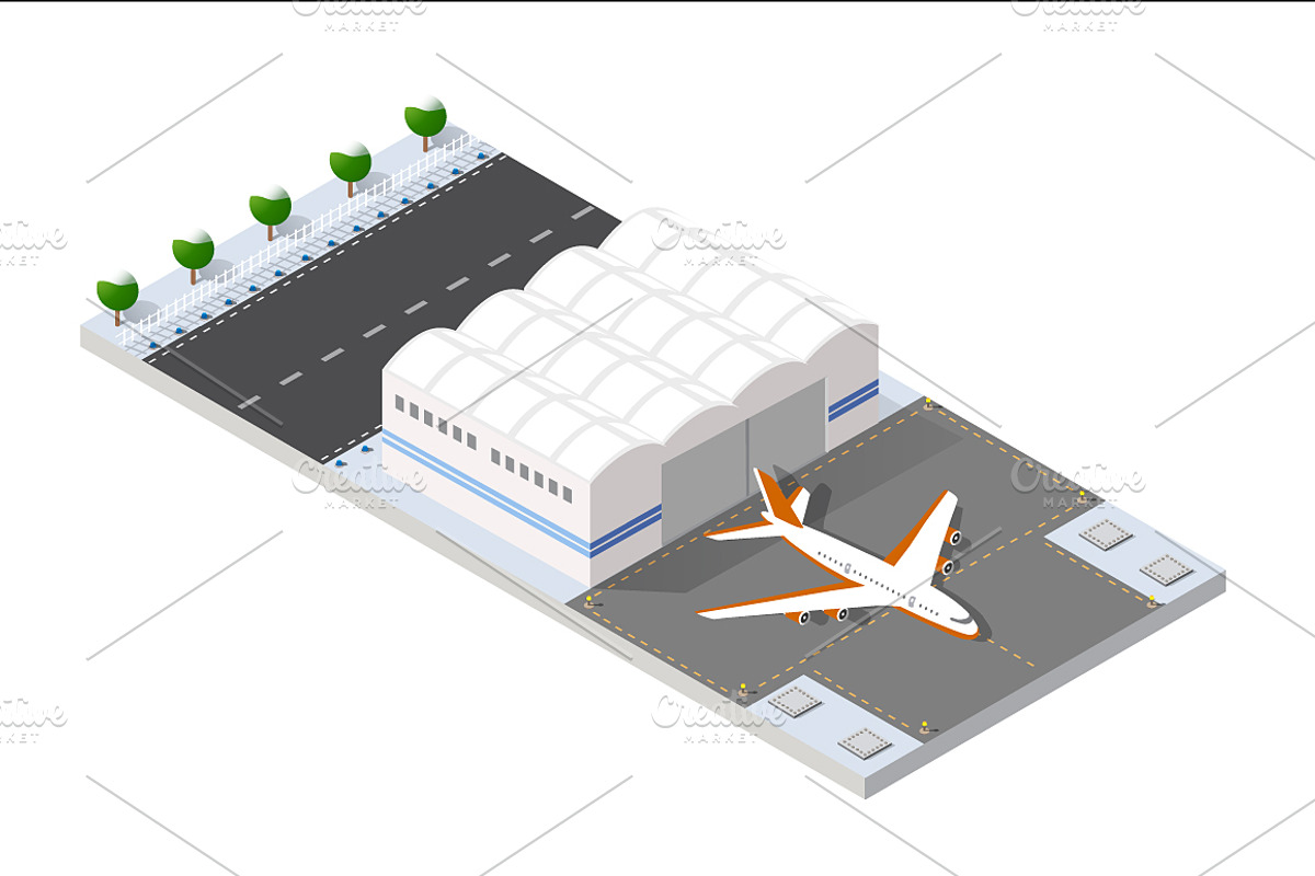 City airport object, an Object Graphic by AlexZeL (Photo 2 of 5)