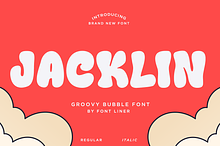 Jacklin - Groovy Bubble Font
