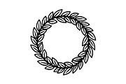 Leaf Laurel Wreath Frame Bundle, an Illustration by Gaye Art (Thumbnail 37 of 51)