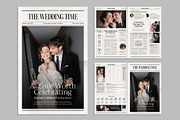 Wedding Newspaper Template, a Brochure Template by BrandPacks (Thumbnail 4 of 4)