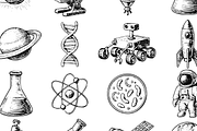 Vintage Science Space Icon Set, an Object Graphic by RT Studio (Thumbnail 4 of 4)