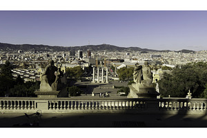 Panoramic view of barcelona, an Architecture Photo by Media Whale Stock