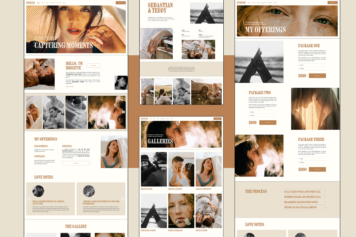 Photographer Squarespace Template, a Squarespace Template by Eden Origin Studio (Photo 3 of 11)