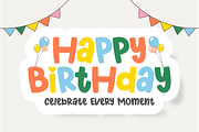 Cuties - Playful Display Font, a Handwritten Font by SaktiAvellin (Thumbnail 2 of 7)