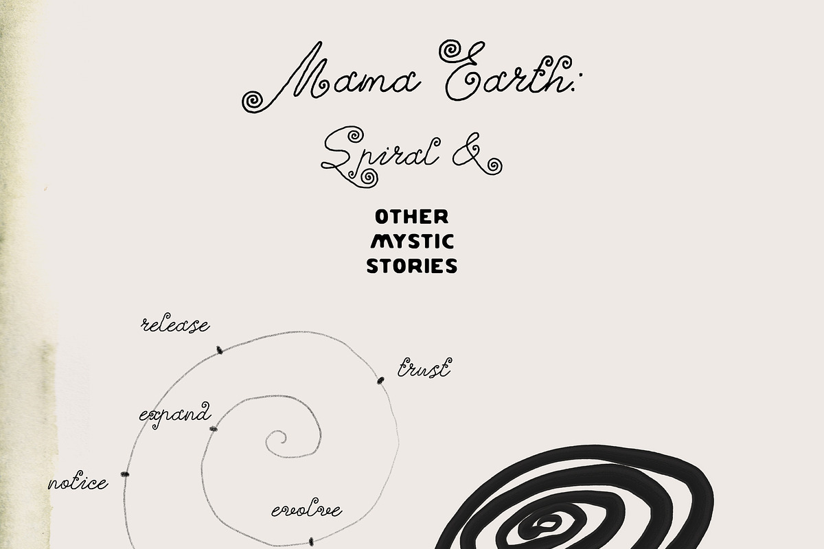 MAMA EARTH Mystic Spiral Textures, an Object Graphic by Lana Elanor (Photo 12 of 17)