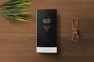 A3 Z Fold Brochure Mockups