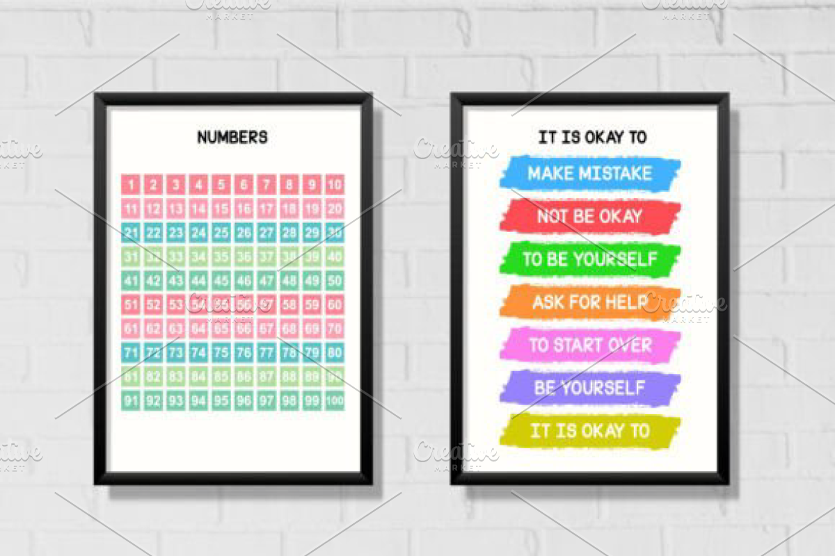 Educational Poster Bundle, a Decorative Illustration by Design Station (Photo 2 of 4)