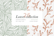 Leaves patterns collection, a Pattern Graphic by Magnia (Thumbnail 1 of 7)