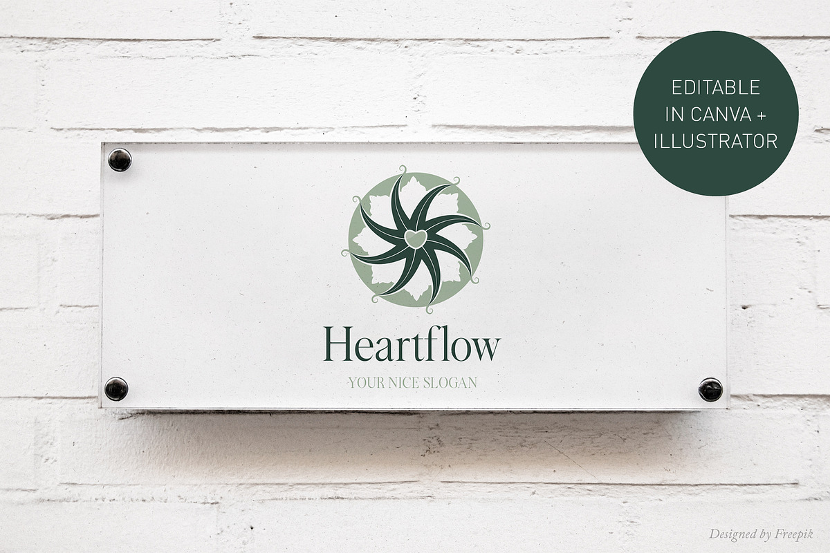 Mandala Logo Template | Canva & AI preview 2