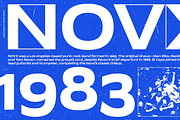 UT Noxdev - A Unique Display Font, a Sans Serif Font by Universitype (Thumbnail 6 of 13)