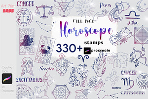 Zodiac Horoscope Stamp AstrologySign