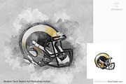 Tech Sketch Art Photoshop Action, an Action Add-On by SlideSalad (Thumbnail 37 of 49)