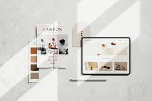 Mood Board Mockup Scene Creator