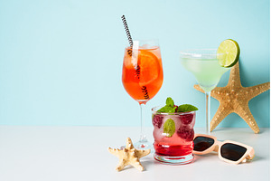 Margarita, Aperol Spritz and, a Food & Drink Photo by Nadia-nb