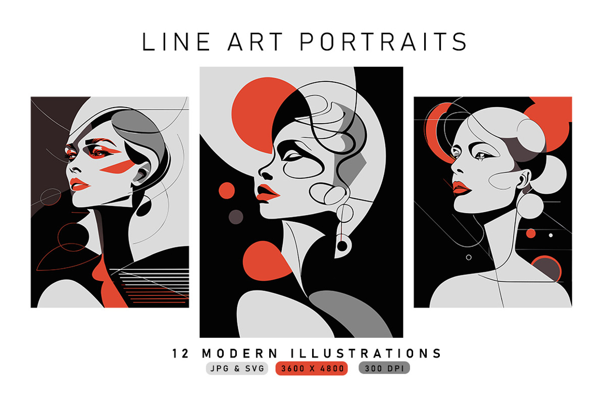Line Art Portraits