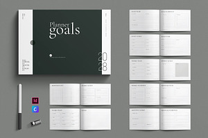Planner Template Landscape, a Brochure Template by E-Type