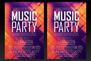 Music Party Flyer Template